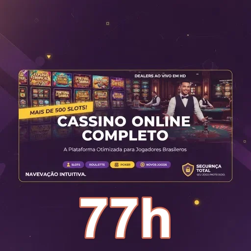 Ilustração de Acesse rapidamente o cassino online 77h com facilidade